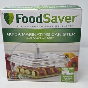 FoodSaver Quick Marinating Canister 2.25 Quart (2.1L) T02-0050-01 Vacuum Seal